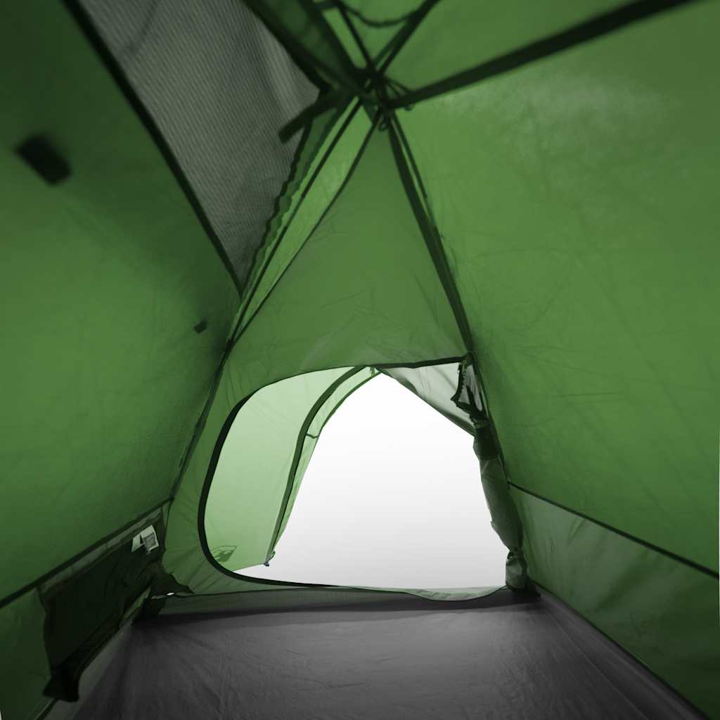 Kuppeltelt For Camping 2 Personer Grønn Vanntett