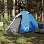 Kuppeltelt For Camping 1 Person Blå Vanntett