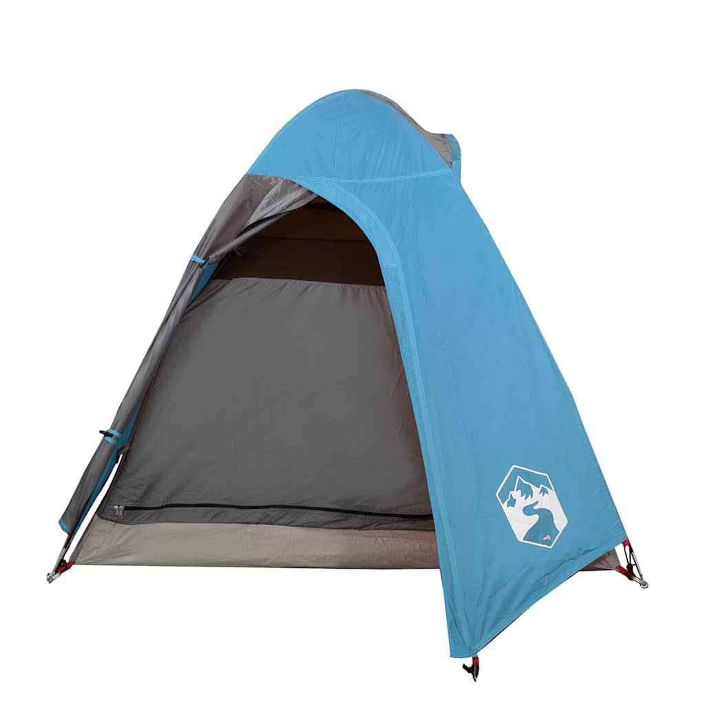 Kuppeltelt For Camping 1 Person Blå Vanntett
