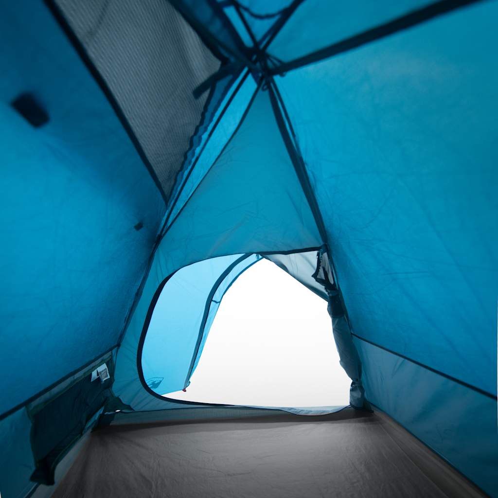 Kuppeltelt For Camping 1 Person Blå Vanntett