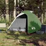 Kuppeltelt For Camping 3 Personer Grønn Vanntett