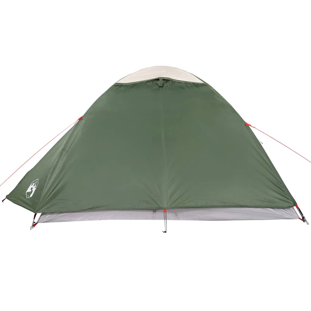 Kuppeltelt For Camping 4 Personer Grønn Vanntett