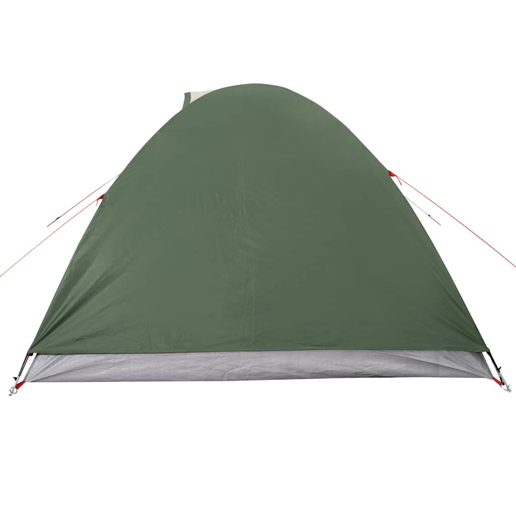 Kuppeltelt For Camping 4 Personer Grønn Vanntett