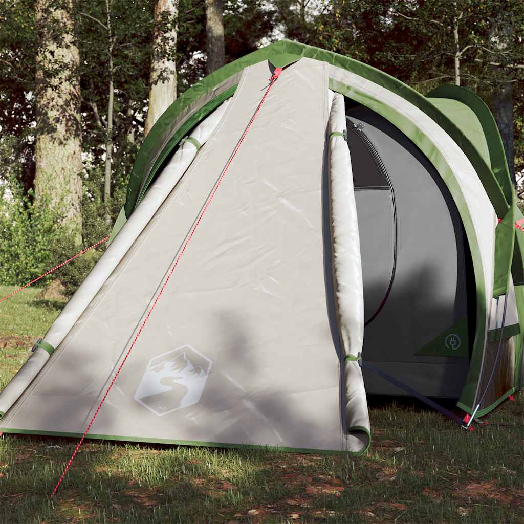 Kuppeltelt For Camping 2 Personer Grønn Vanntett
