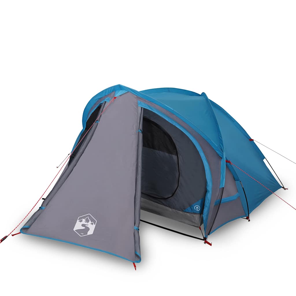 Kuppeltelt For Camping 1 Person Blå Vanntett