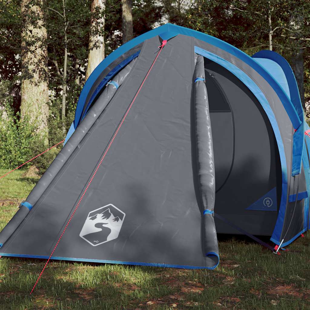 Kuppeltelt For Camping 1 Person Blå Vanntett