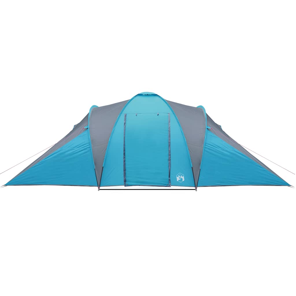 Kuppeltelt For Camping 6 Personer Blå Vanntett