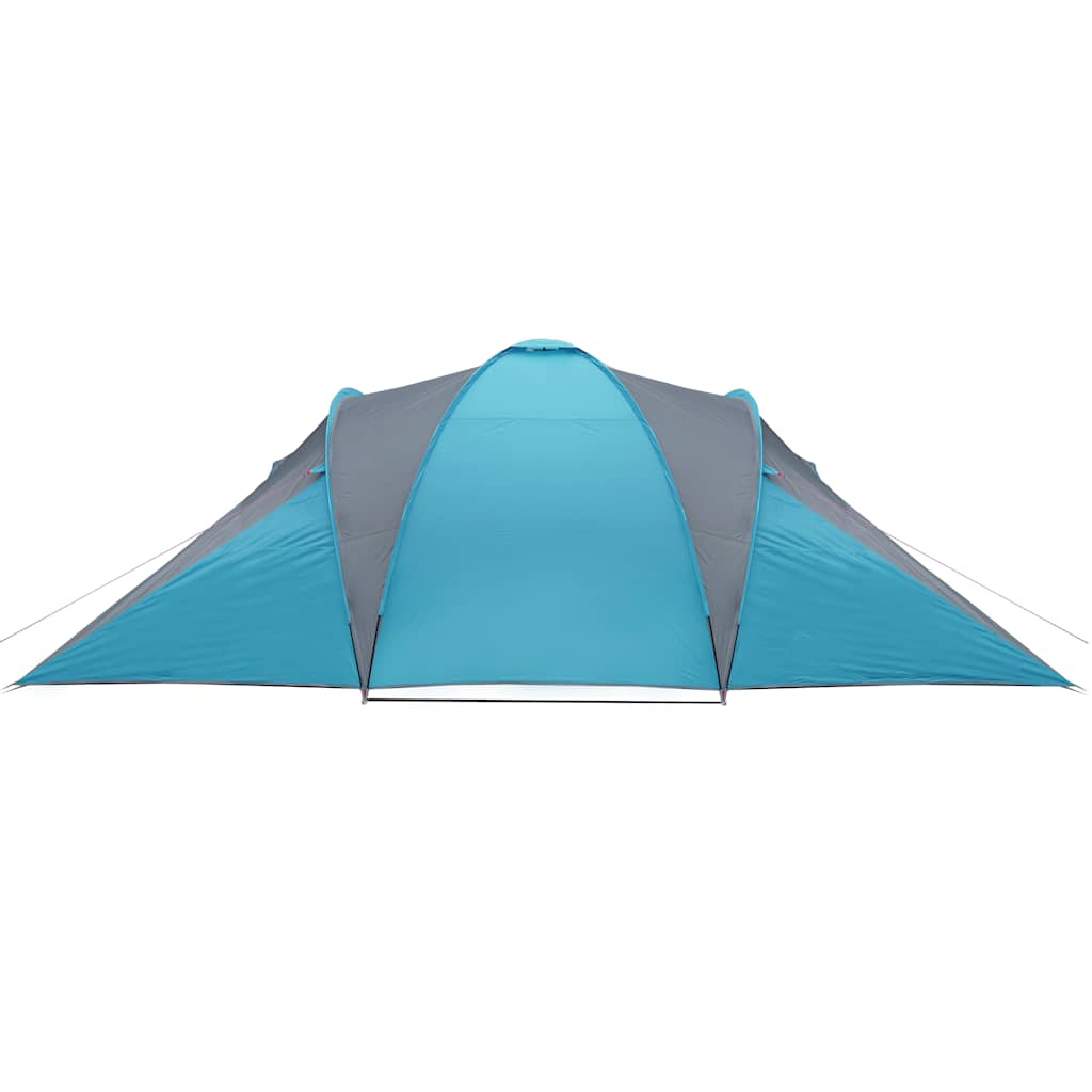 Kuppeltelt For Camping 6 Personer Blå Vanntett
