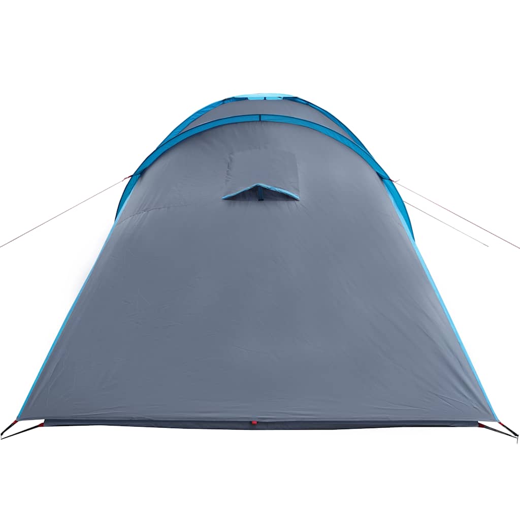 Kuppeltelt For Camping 6 Personer Blå Vanntett