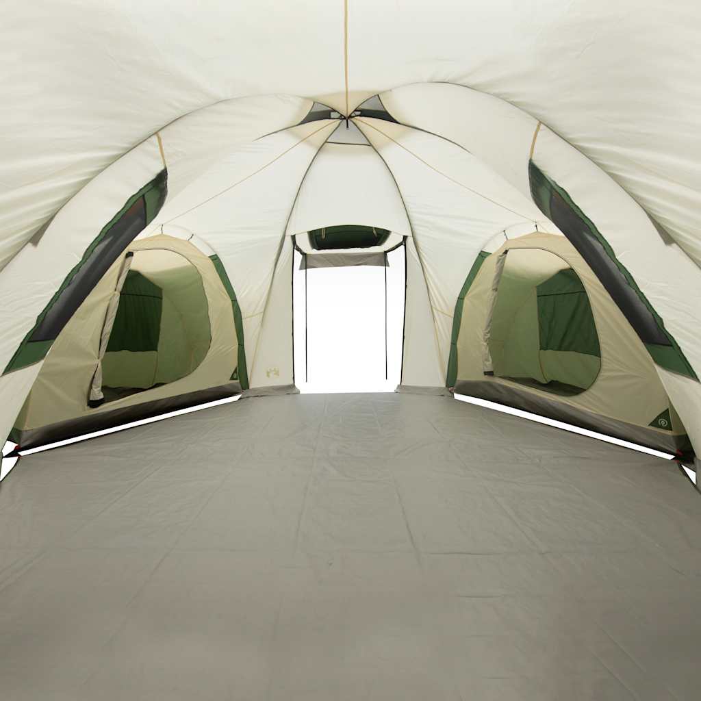 Kuppeltelt For Camping 12 Personer Grønn Vanntett