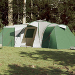 Kuppeltelt For Camping 12 Personer Grønn Vanntett