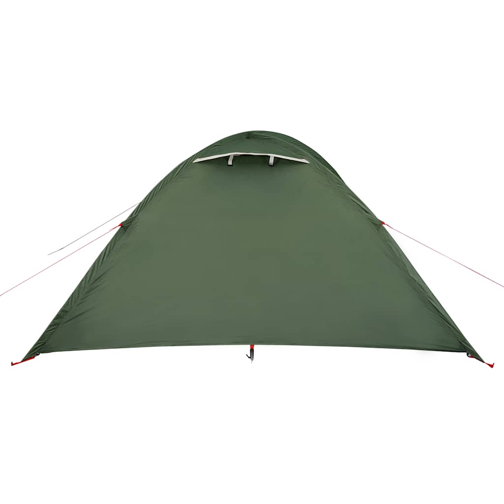 Kuppeltelt For Camping 4 Personer Grønn Vanntett