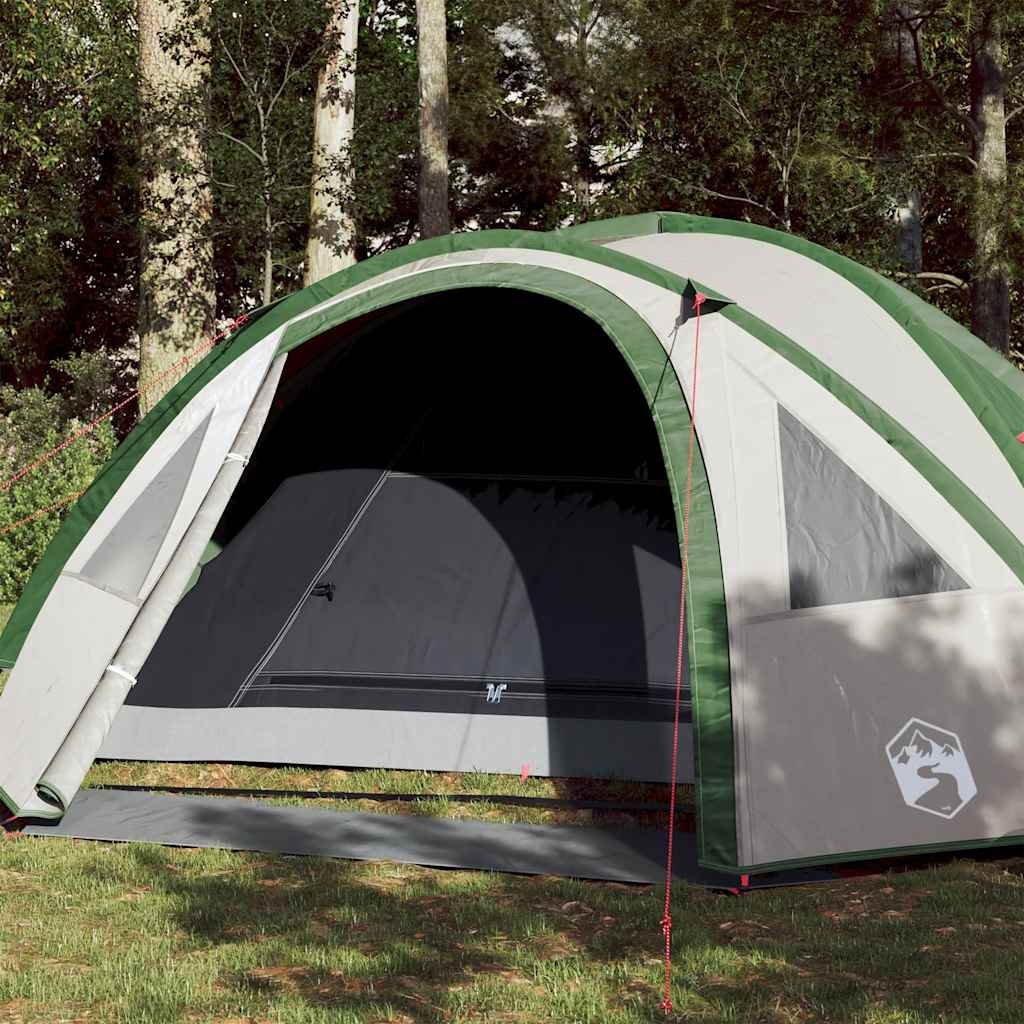 Kuppeltelt For Camping 4 Personer Grønn Vanntett