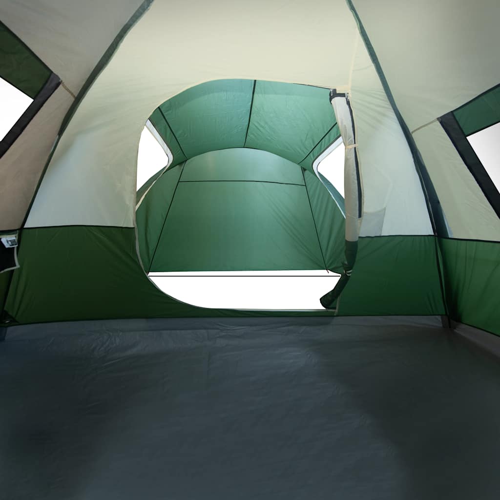 Kuppeltelt For Camping 6 Personer Grønn Vanntett