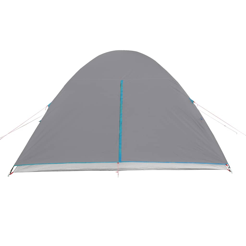 Kuppeltelt For Camping 6 Personer Blå Vanntett