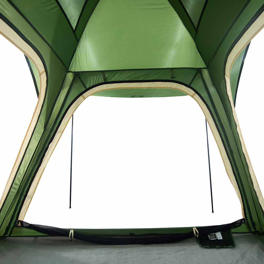 Campingtelt 4 Personer Grønn Hurtigutløser Vanntett