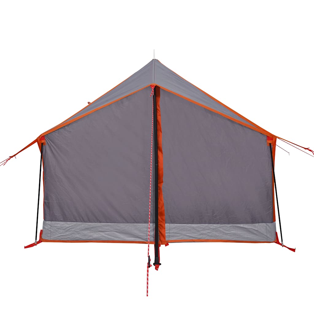 Campingtelt 2 Personer Grå Og Oransje Vanntett