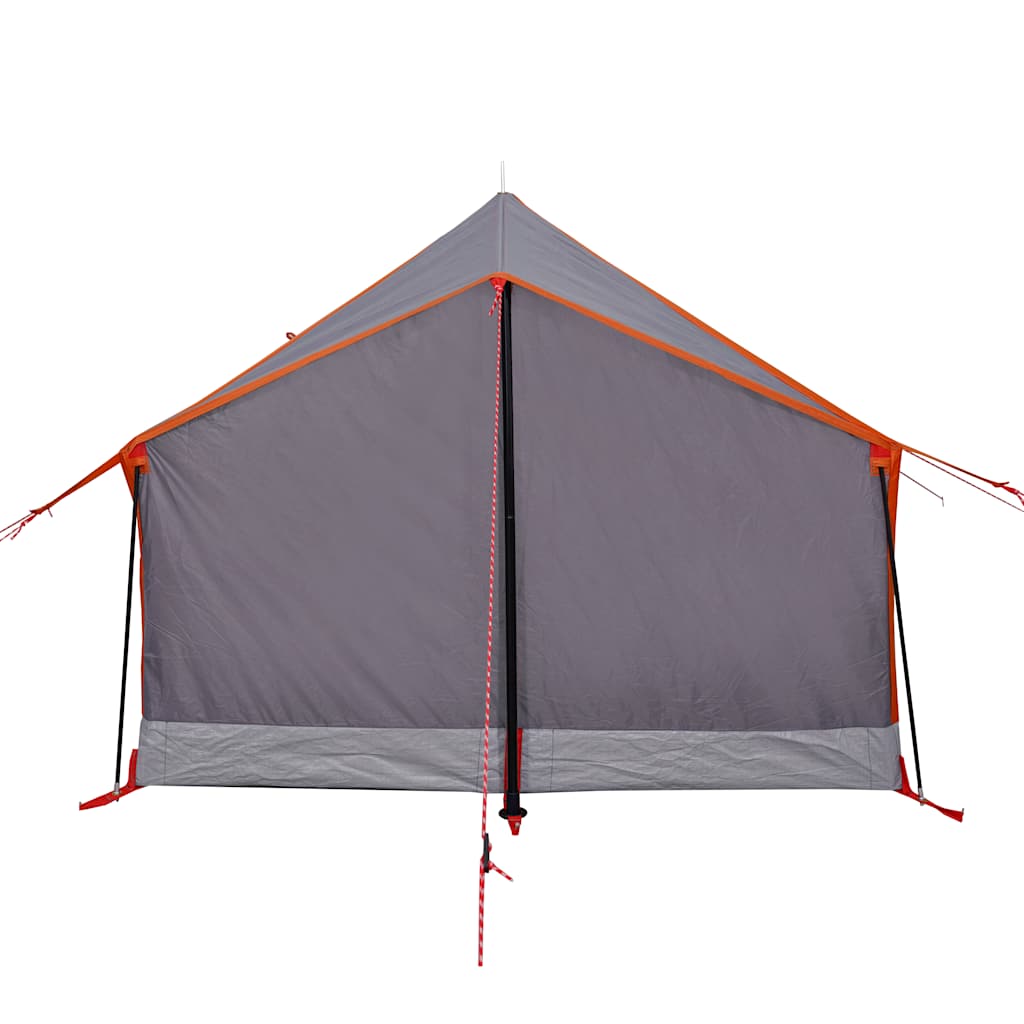 Campingtelt 2 Personer Grå Og Oransje Vanntett