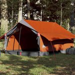 Campingtelt 2 Personer Grå Og Oransje Vanntett