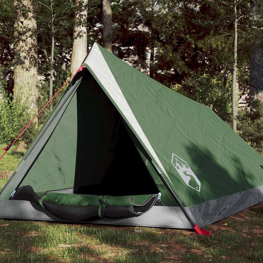 Campingtelt 2 Personer Grønn Vanntett