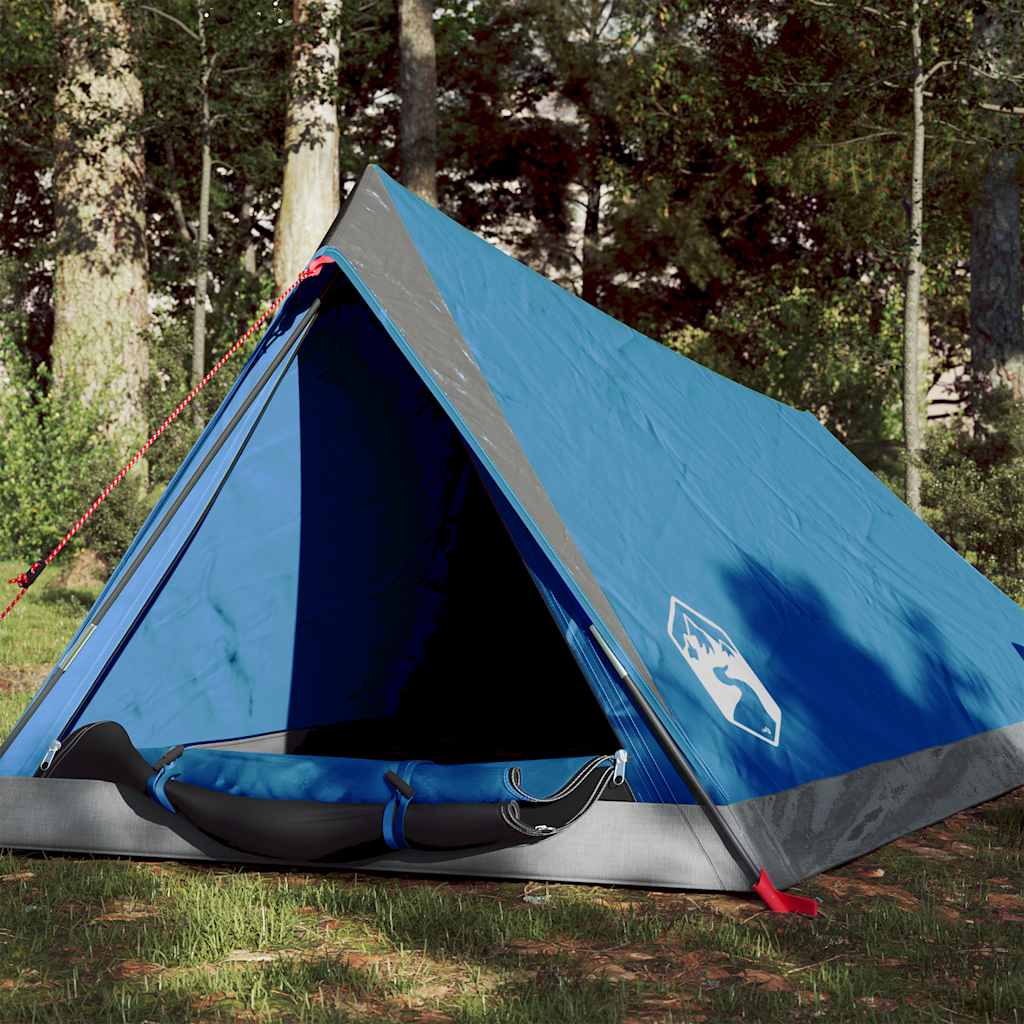 Campingtelt 2 Personer Blå Vanntett
