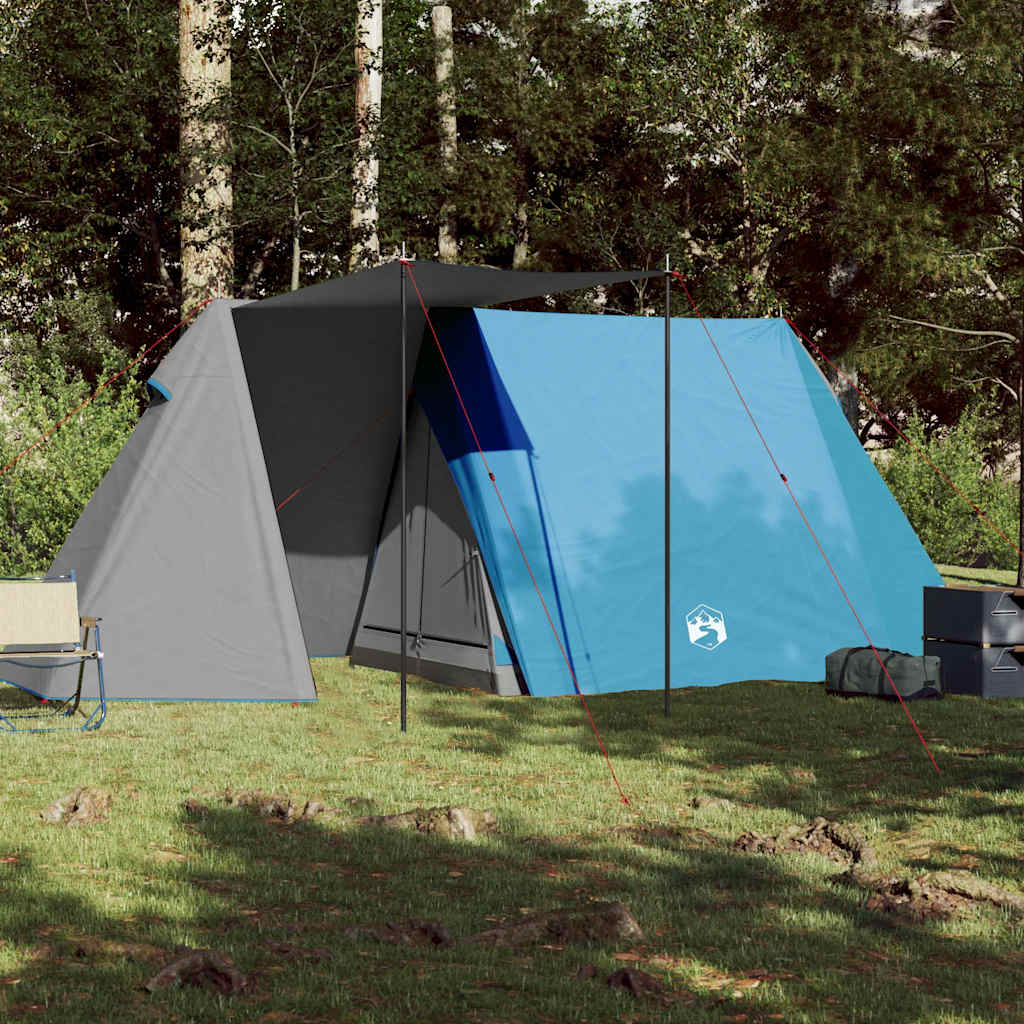 Campingtelt 3 Personer Blå Vanntett