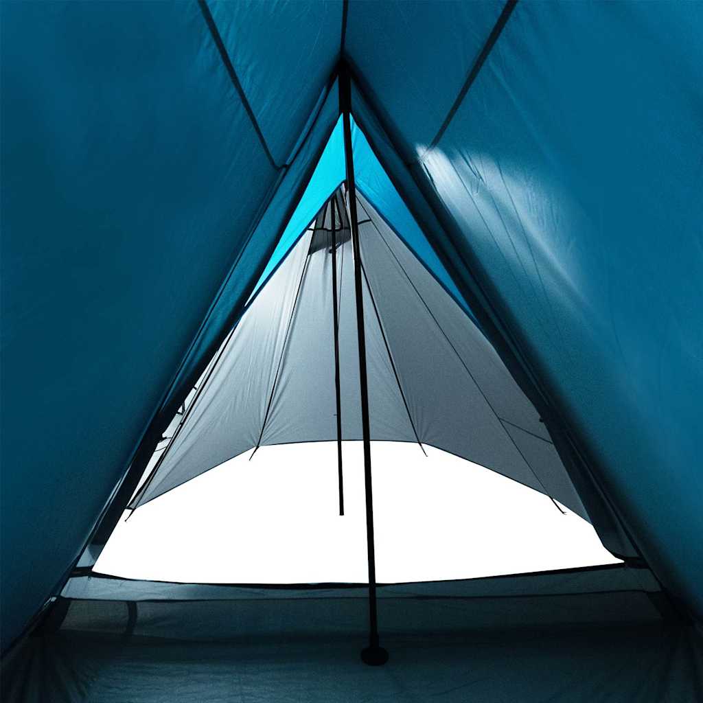 Campingtelt 3 Personer Blå Vanntett