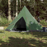 Campingtelt Tipi 4 Personer Grønn Vanntett