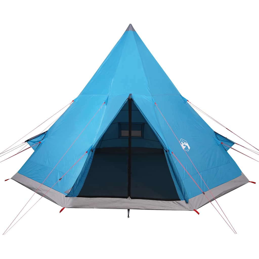 Campingtelt Tipi 4 Personer Blå Vanntett