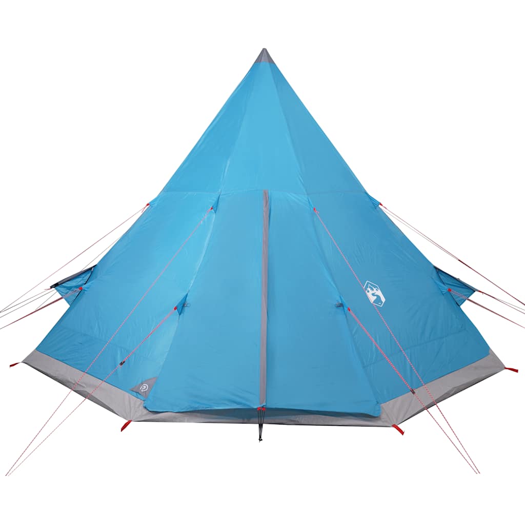 Campingtelt Tipi 4 Personer Blå Vanntett