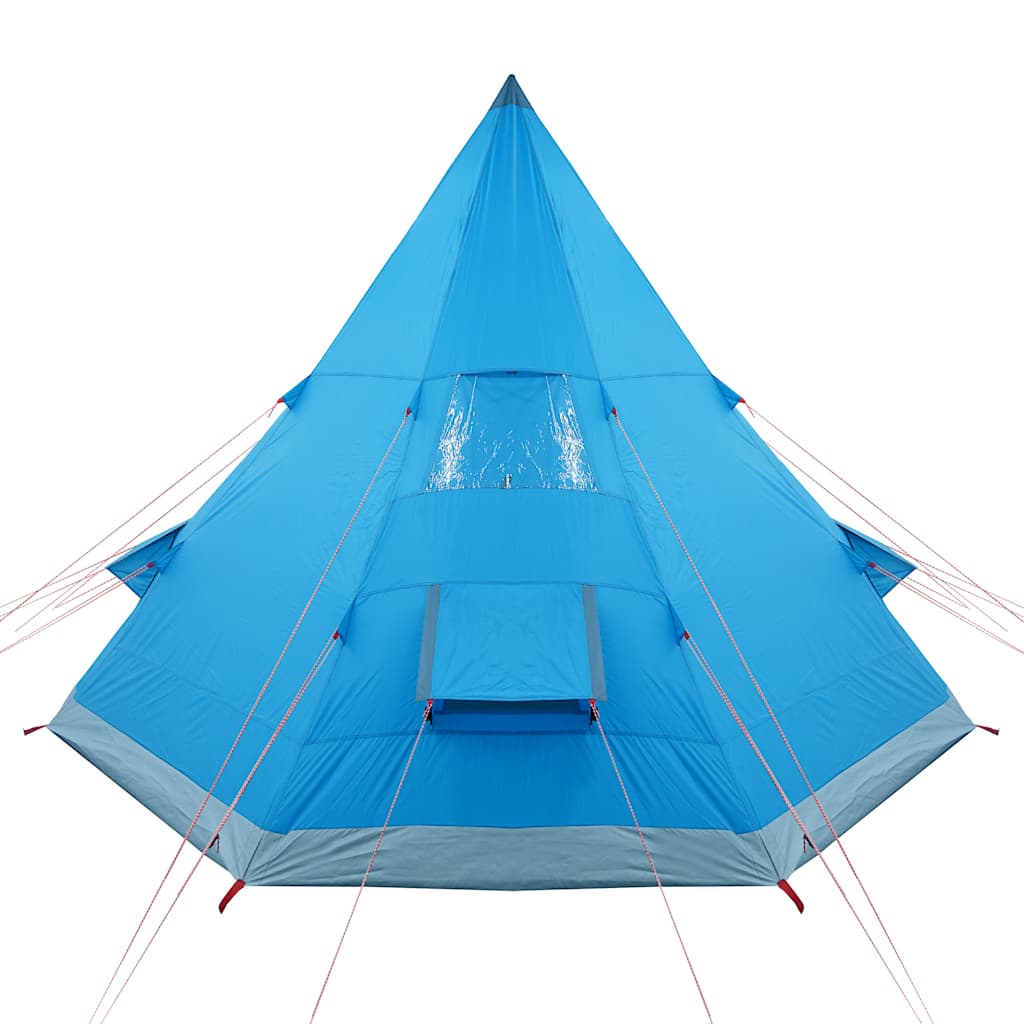 Campingtelt Tipi 4 Personer Blå Vanntett