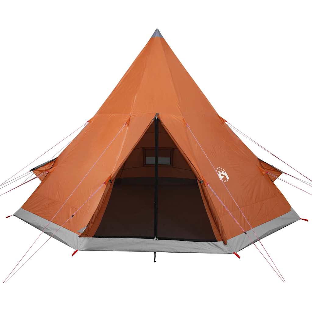 Campingtelt Tipi 4 Personer Oransje Vanntett