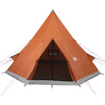 Campingtelt Tipi 4 Personer Oransje Vanntett
