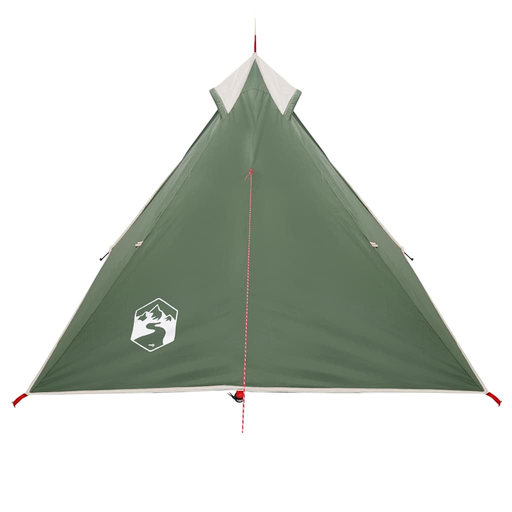 Campingtelt Tipi 1 Person Grønn Vanntett