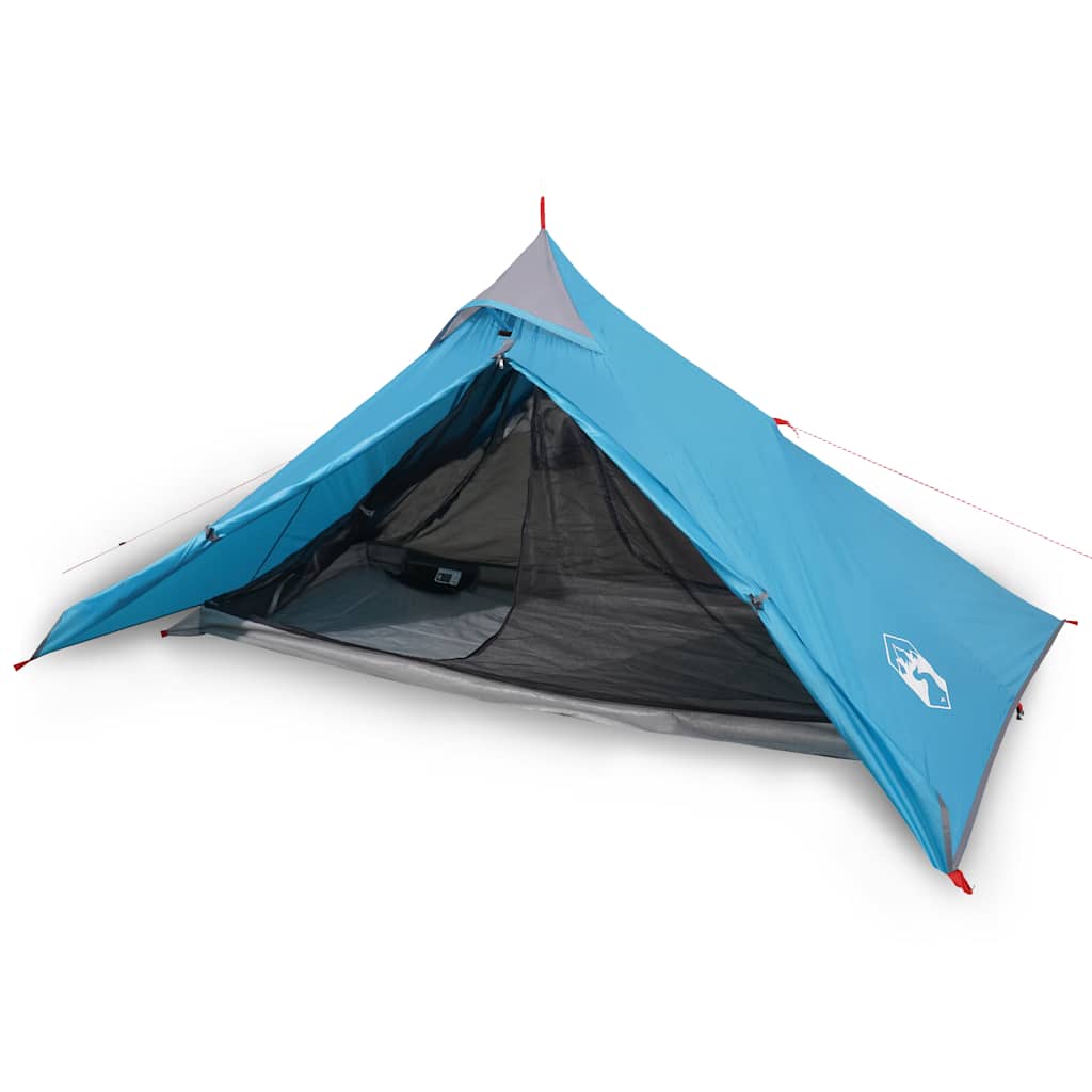 Campingtelt Tipi 1 Person Blå Vanntett