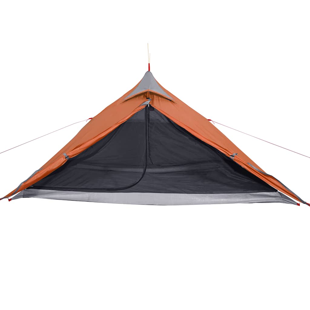 Campingtelt Tipi 1 Person Oransje Vanntett