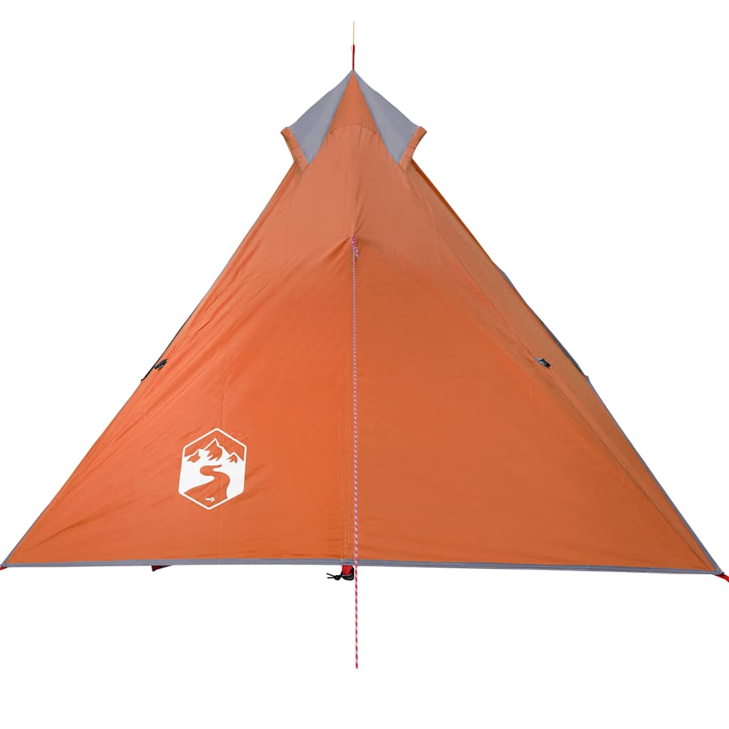 Campingtelt Tipi 1 Person Oransje Vanntett