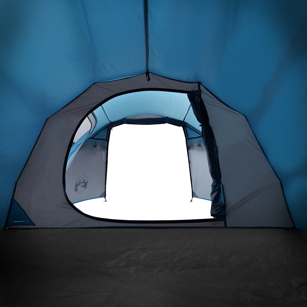 Tunneltelt For Camping 2 Personer Blå Vanntett