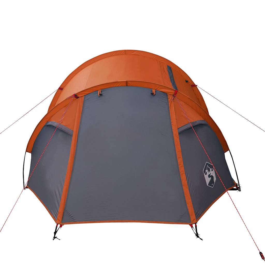 Tunneltelt For Camping 2 Personer Oransje Vanntett