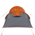 Tunneltelt For Camping 2 Personer Oransje Vanntett