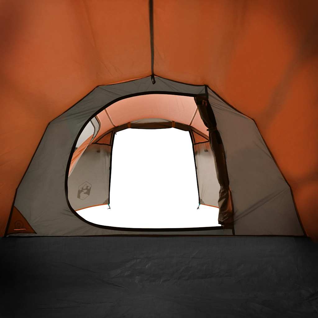 Tunneltelt For Camping 2 Personer Oransje Vanntett