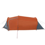 Tunneltelt For Camping 3 Personer Oransje Vanntett