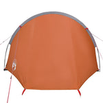 Tunneltelt For Camping 4 Personer Oransje Vanntett
