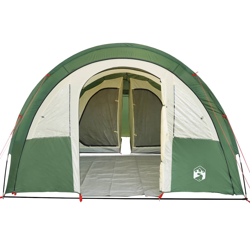Tunneltelt For Camping 4 Personer Grønn Vanntett