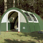 Tunneltelt For Camping 4 Personer Grønn Vanntett