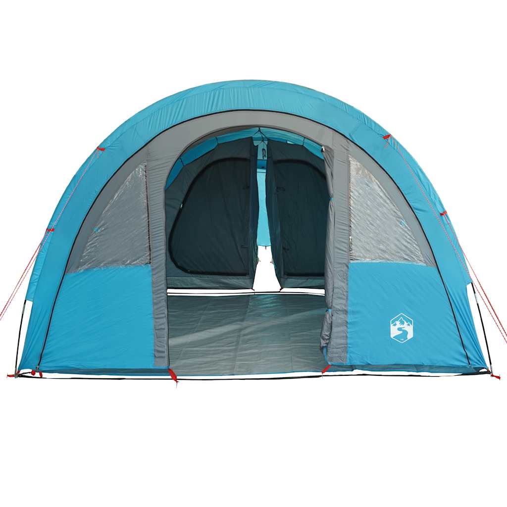 Tunneltelt For Camping 4 Personer Blå Vanntett