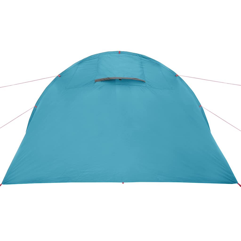 Tunneltelt For Camping 4 Personer Blå Vanntett