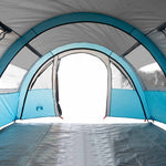 Tunneltelt For Camping 4 Personer Blå Vanntett