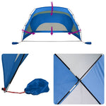 Strandtelt Asurblå 274X178X170/148 Cm 185T Polyester