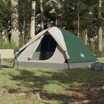 Kuppeltelt For Camping 3 Personer Grønn Vanntett